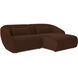 Amelia Brown Modular Right Sectional, Nook